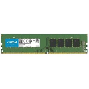 Crucial - DDR4 - module - 16 GB - DIMM 288-PIN - 2666 MHz / PC4-21300 - CL19 - 1.2 V - niet-gebufferd - niet-ECC Crucial - DDR4 - module - 16 GB - DIMM 288-PIN - 2666 MHz / PC4-21300 - CL19 - 1.2 V - niet-gebufferd - niet-ECC