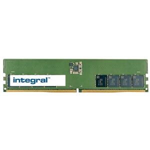 Integral - DDR5 - module - 16 GB - DIMM 288-PIN - 4800 MHz / PC5-38400 - CL40 - 1.1 V - niet-gebufferd - on-die ECC Integral - DDR5 - module - 16 GB - DIMM 288-PIN - 4800 MHz / PC5-38400 - CL40 - 1.1 V - niet-gebufferd - on-die ECC