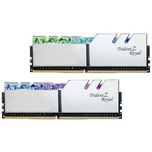 G.Skill Trident Z Royal Series - DDR4 - pakket - 32 GB: 2 x 16 GB - DIMM 288-PIN - 3600 MHz / PC4-28800 - CL16 - 1.35 V - niet-gebufferd - niet-ECC - zilver G.Skill Trident Z Royal Series - DDR4 - pakket - 32 GB: 2 x 16 GB - DIMM 288-PIN - 3600 MHz / PC4-28800 - CL16 - 1.35 V - niet-gebufferd - niet-ECC - zilver