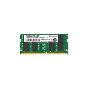 Transcend Branded - DDR4 - module - 8 GB - SO DIMM 260-PIN - 3200 MHz / PC4-25600 - CL22 - 1.2 V - niet-gebufferd - niet-ECC Transcend Branded - DDR4 - module - 8 GB - SO DIMM 260-PIN - 3200 MHz / PC4-25600 - CL22 - 1.2 V - niet-gebufferd - niet-ECC