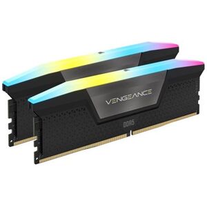 CORSAIR Vengeance RGB - DDR5 - pakket - 32 GB: 2 x 16 GB - DIMM 288-PIN - 5200 MHz / PC5-41600 - CL40 - 1.25 V - zwart CORSAIR Vengeance RGB - DDR5 - pakket - 32 GB: 2 x 16 GB - DIMM 288-PIN - 5200 MHz / PC5-41600 - CL40 - 1.25 V - zwart