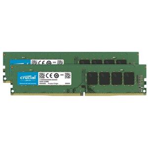 Crucial - DDR4 - pakket - 32 GB: 2 x 16 GB - DIMM 288-PIN - 3200 MHz / PC4-25600 - CL22 - 1.2 V - niet-gebufferd - niet-ECC Crucial - DDR4 - pakket - 32 GB: 2 x 16 GB - DIMM 288-PIN - 3200 MHz / PC4-25600 - CL22 - 1.2 V - niet-gebufferd - niet-ECC