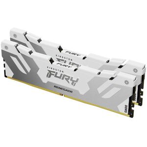 Kingston FURY Renegade - DDR5 - pakket - 32 GB: 2 x 16 GB - DIMM 288-PIN - 8000 MT/s / PC5-64000 - CL38 - 1.45 V - niet-gebufferd - on-die ECC - wit & zilver Kingston FURY Renegade - DDR5 - pakket - 32 GB: 2 x 16 GB - DIMM 288-PIN - 8000 MT/s / PC5-64000 - CL38 - 1.45 V - niet-gebufferd - on-die ECC - wit & zilver