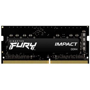 Kingston FURY Impact - DDR4 - module - 8 GB - SO DIMM 260-PIN - 3200 MHz / PC4-25600 - CL20 - 1.2 V - niet-gebufferd - niet-ECC - zwart Kingston FURY Impact - DDR4 - module - 8 GB - SO DIMM 260-PIN - 3200 MHz / PC4-25600 - CL20 - 1.2 V - niet-gebufferd - niet-ECC - zwart