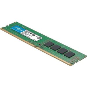 Crucial - DDR4 - module - 8 GB - DIMM 288-PIN - 2400 MT/s / PC4-19200 - CL17 - 1.2 V - niet-gebufferd - niet-ECC Crucial - DDR4 - module - 8 GB - DIMM 288-PIN - 2400 MT/s / PC4-19200 - CL17 - 1.2 V - niet-gebufferd - niet-ECC
