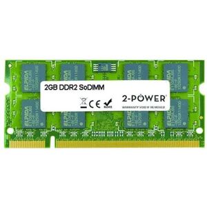 2-Power - DDR2 - module - 2 GB - SO DIMM 200-PIN - 800 MHz / PC2-6400 - CL6 - niet-gebufferd - niet-ECC 2-Power - DDR2 - module - 2 GB - SO DIMM 200-PIN - 800 MHz / PC2-6400 - CL6 - niet-gebufferd - niet-ECC