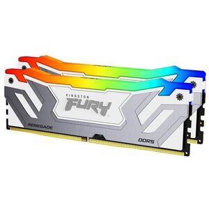 Kingston FURY Renegade RGB - DDR5 - pakket - 48 GB: 2 x 24 GB - DIMM 288-PIN - 4200 MT/s / PC5-67200 - CL40 - 1.45 V - niet-gebufferd - on-die ECC - wit & zilver Kingston FURY Renegade RGB - DDR5 - pakket - 48 GB: 2 x 24 GB - DIMM 288-PIN - 4200 MT/s / PC5-67200 - CL40 - 1.45 V - niet-gebufferd - on-die ECC - wit & zilver