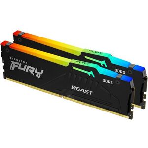 Kingston FURY Beast RGB - DDR5 - pakket - 128 GB: 2 x 64 GB - DIMM 288-PIN - 2800 MHz / PC5-44800 - CL40 - 1.25 V - niet-gebufferd - on-die ECC - zwart Kingston FURY Beast RGB - DDR5 - pakket - 128 GB: 2 x 64 GB - DIMM 288-PIN - 2800 MHz / PC5-44800 - CL40 - 1.25 V - niet-gebufferd - on-die ECC - zwart