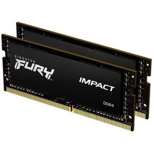 Kingston FURY Impact - DDR4 - pakket - 64 GB: 2 x 32 GB - SO DIMM 260-PIN - 3200 MT/s / PC4-25600 - CL20 - 1.2 V - niet-gebufferd - niet-ECC - zwart Kingston FURY Impact - DDR4 - pakket - 64 GB: 2 x 32 GB - SO DIMM 260-PIN - 3200 MT/s / PC4-25600 - CL20 - 1.2 V - niet-gebufferd - niet-ECC - zwart