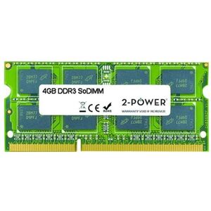 2-Power - DDR3 - module - 4 GB - SO DIMM 204-PIN - 1600 MHz / PC3-12800 - CL11 - niet-gebufferd - niet-ECC 2-Power - DDR3 - module - 4 GB - SO DIMM 204-PIN - 1600 MHz / PC3-12800 - CL11 - niet-gebufferd - niet-ECC