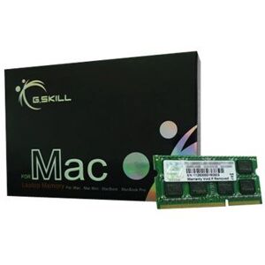 G.Skill SQ Series - DDR3 - module - 8 GB - SO DIMM 204-PIN - 1600 MHz / PC3-12800 - CL11 - 1.5 V - niet-gebufferd - niet-ECC G.Skill SQ Series - DDR3 - module - 8 GB - SO DIMM 204-PIN - 1600 MHz / PC3-12800 - CL11 - 1.5 V - niet-gebufferd - niet-ECC