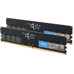 Crucial - DDR5 - pakket - 64 GB: 2 x 32 GB - DIMM 288-PIN - 5600 MHz / PC5-44800 - CL46 - 1.1 V - niet-gebufferd - niet-ECC Crucial - DDR5 - pakket - 64 GB: 2 x 32 GB - DIMM 288-PIN - 5600 MHz / PC5-44800 - CL46 - 1.1 V - niet-gebufferd - niet-ECC