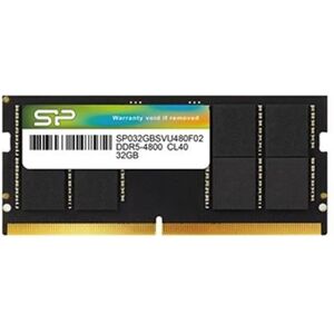 SILICON POWER - DDR5 - module - 32 GB: 2 x 16 GB - SO DIMM 200-PIN - 4800 MHz / PC5-38400 - CL40 - 1.1 V - on-die ECC SILICON POWER - DDR5 - module - 32 GB: 2 x 16 GB - SO DIMM 200-PIN - 4800 MHz / PC5-38400 - CL40 - 1.1 V - on-die ECC