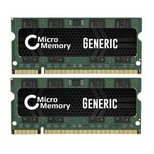 MicroMemory - DDR2 - 4 GB : 2 x 2 GB - SO DIMM 200-PIN MicroMemory - DDR2 - 4 GB : 2 x 2 GB - SO DIMM 200-PIN
