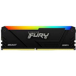 Kingston FURY Beast RGB - DDR4 - module - 16 GB - DIMM 288-PIN - 3200 MT/s - CL16 - 1.35 V - niet-gebufferd - niet-ECC - zwart Kingston FURY Beast RGB - DDR4 - module - 16 GB - DIMM 288-PIN - 3200 MT/s - CL16 - 1.35 V - niet-gebufferd - niet-ECC - zwart