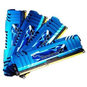 G.Skill Ripjaws Z Series F3-2400C11Q-32GZM - DDR3 - pakket - 32 GB: 4 x 8 GB - DIMM 240-pins - 2400 MHz / PC3-19200 - CL11 - 1.65 V - niet-gebufferd - niet-ECC G.Skill Ripjaws Z Series F3-2400C11Q-32GZM - DDR3 - pakket - 32 GB: 4 x 8 GB - DIMM 240-pins - 2400 MHz / PC3-19200 - CL11 - 1.65 V - niet-gebufferd - niet-ECC