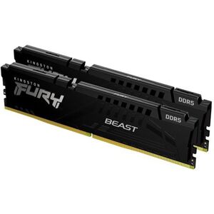 Kingston FURY Beast - DDR5 - pakket - 16 GB: 2 x 8 GB - DIMM 288-PIN - 6000 MHz / PC5-48000 - CL30 - 1.4 V - niet-gebufferd - on-die ECC - zwart Kingston FURY Beast - DDR5 - pakket - 16 GB: 2 x 8 GB - DIMM 288-PIN - 6000 MHz / PC5-48000 - CL30 - 1.4 V - niet-gebufferd - on-die ECC - zwart