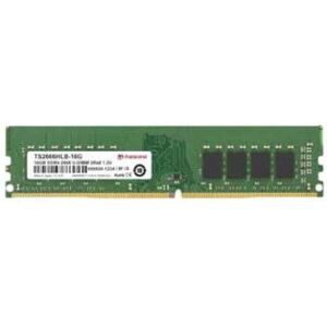 Transcend - DDR4 - module - 16 GB - DIMM 288-PIN - 2666 MHz / PC4-21300 - CL19 - 1.2 V - niet-gebufferd - niet-ECC Transcend - DDR4 - module - 16 GB - DIMM 288-PIN - 2666 MHz / PC4-21300 - CL19 - 1.2 V - niet-gebufferd - niet-ECC