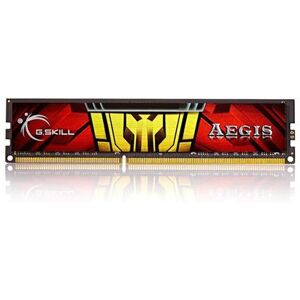 G.Skill AEGIS F3-1333C9D-16GIS - DDR3 - pakket - 16 GB: 2 x 8 GB - DIMM 240-pins - 1333 MHz / PC3-10600 - CL9 - 1.5 V - niet-gebufferd - niet-ECC G.Skill AEGIS F3-1333C9D-16GIS - DDR3 - pakket - 16 GB: 2 x 8 GB - DIMM 240-pins - 1333 MHz / PC3-10600 - CL9 - 1.5 V - niet-gebufferd - niet-ECC