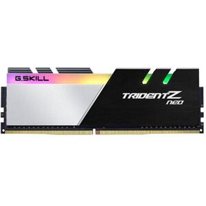 G.Skill TridentZ Neo Series - DDR4 - pakket - 32 GB: 2 x 16 GB - DIMM 288-PIN - 3200 MHz / PC4-25600 - CL16 - 1.35 V - niet-gebufferd - niet-ECC - geruwd zwart, geborsteld aluminium zwart, poedergecoat zilver G.Skill TridentZ Neo Series - DDR4 - pakket - 32 GB: 2 x 16 GB - DIMM 288-PIN - 3200 MHz / PC4-25600 - CL16 - 1.35 V - niet-gebufferd - niet-ECC - geruwd zwart, geborsteld aluminium zwart, poedergecoat zilver