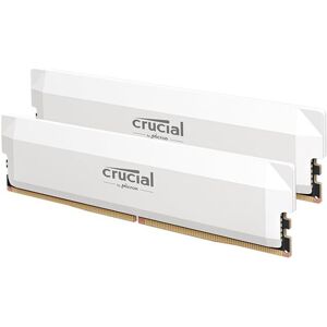 Crucial Pro OC - DDR5 - pakket - 64 GB: 2 x 32 GB - DIMM 288-PIN - 3200 MHz / PC5-51200 - CL40 - 1.35 V - niet-gebufferd - on-die ECC - wit Crucial Pro OC - DDR5 - pakket - 64 GB: 2 x 32 GB - DIMM 288-PIN - 3200 MHz / PC5-51200 - CL40 - 1.35 V - niet-gebufferd - on-die ECC - wit