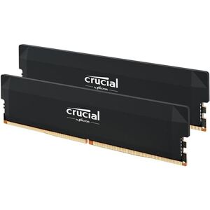 Crucial Pro - Overclocking Edition - DDR5 - pakket - 32 GB: 2 x 16 GB - DIMM 288-PIN - 6400 MT/s / PC5-51200 - CL38 - 1.35 V - niet-gebufferd - niet-ECC - zwart Crucial Pro - Overclocking Edition - DDR5 - pakket - 32 GB: 2 x 16 GB - DIMM 288-PIN - 6400 MT/s / PC5-51200 - CL38 - 1.35 V - niet-gebufferd - niet-ECC - zwart