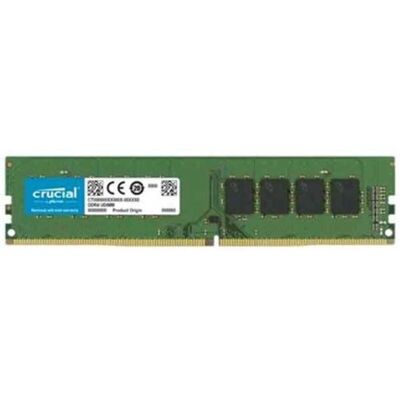 Crucial - DDR4 - module - 16 GB - DIMM 288-PIN - 3200 MT/s / PC4-25600 - CL22 - 1.2 V - niet-gebufferd - niet-ECC Crucial - DDR4 - module - 16 GB - DIMM 288-PIN - 3200 MT/s / PC4-25600 - CL22 - 1.2 V - niet-gebufferd - niet-ECC
