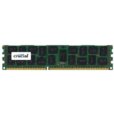 Crucial - DDR3 - module - 16 GB - DIMM 240-pins - 1600 MHz / PC3-12800 - geregistreerd - ECC Crucial - DDR3 - module - 16 GB - DIMM 240-pins - 1600 MHz / PC3-12800 - geregistreerd - ECC
