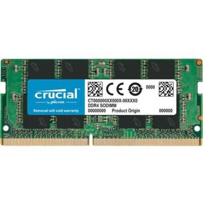 Crucial - DDR4 - module - 16 GB - SO DIMM 260-PIN - 3200 MT/s / PC4-25600 - CL22 - 1.2 V - niet-gebufferd - niet-ECC Crucial - DDR4 - module - 16 GB - SO DIMM 260-PIN - 3200 MT/s / PC4-25600 - CL22 - 1.2 V - niet-gebufferd - niet-ECC
