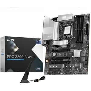 MSI Moederbord PRO Z890-S WIFI ATX Socket LGA1851 Chipset Intel Z890 MSI Moederbord PRO Z890-S WIFI ATX Socket LGA1851 Chipset Intel Z890