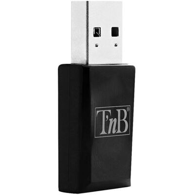 T'nB - Netwerkadapter - USB 3.0 - Wi-Fi 5 - zwart T'nB - Netwerkadapter - USB 3.0 - Wi-Fi 5 - zwart