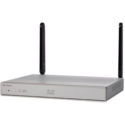 Cisco Integrated Services Router 1117 - Router - DSL-modem 4-poorts switch - 1GbE - WAN-poorten: 2 Cisco Integrated Services Router 1117 - Router - DSL-modem 4-poorts switch - 1GbE - WAN-poorten: 2