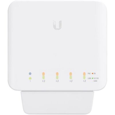 Ubiquiti Networks Ubiquiti UniFi Switch USW-FLEX - Switch - Beheerd - 4 x 10/100/1000 (PoE) + 1 x 10/100/1000 (PoE) - wandbevestiging, aan paal te bevestigen - PoE (46 W) Ubiquiti Networks Ubiquiti UniFi Switch USW-FLEX - Switch - Beheerd - 4 x 10/100/1000 (PoE) + 1 x 10/100/1000 (PoE) - wandbevestiging, aan paal te bevestigen - PoE (46 W)