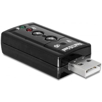 Delock - Geluidskaart - 24-bits - 96 kHz - 7.1 - USB 2.0 - CM6533 Delock - Geluidskaart - 24-bits - 96 kHz - 7.1 - USB 2.0 - CM6533
