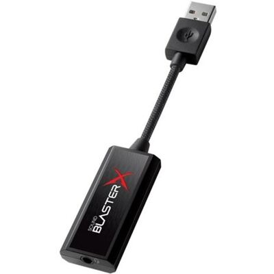 Creative Technology Creative Sound BlasterX G1 - Geluidskaart - 24-bits - 96 kHz - 93 dB SNR (Signal-To-Noise Ratio, signaal-ruis verhouding) - 7.1 - USB 2.0 Creative Technology Creative Sound BlasterX G1 - Geluidskaart - 24-bits - 96 kHz - 93 dB SNR (Signal-To-Noise Ratio, signaal-ruis verhouding) - 7.1 - USB 2.0