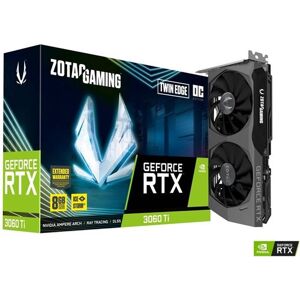ZOTAC GAMING GeForce RTX 3060 Ti Twin Edge OC LHR - Grafische kaart - GF RTX 3060 Ti - 8 GB GDDR6 - PCIe 4.0 x16 - HDMI, 3 x DisplayPort ZOTAC GAMING GeForce RTX 3060 Ti Twin Edge OC LHR - Grafische kaart - GF RTX 3060 Ti - 8 GB GDDR6 - PCIe 4.0 x16 - HDMI, 3 x DisplayPort