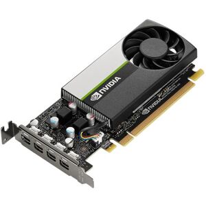 NVIDIA T1000 - Grafische kaart - T1000 - 4 GB GDDR6 - PCIe 3.0 x16 laag profiel - 4 x Mini DisplayPort NVIDIA T1000 - Grafische kaart - T1000 - 4 GB GDDR6 - PCIe 3.0 x16 laag profiel - 4 x Mini DisplayPort
