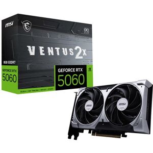 GeForce MSI RTX 5060 8GB VENTUS 2X OC GDDR7 DLSS4 GeForce MSI RTX 5060 8GB VENTUS 2X OC GDDR7 DLSS4