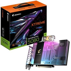 Gigabyte Grafische kaart AORUS Nvidia GeForce RTX 5080 16G XTREME WATERFORCE WB Gigabyte Grafische kaart AORUS Nvidia GeForce RTX 5080 16G XTREME WATERFORCE WB