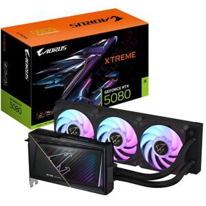 Gigabyte Ggrafische kaart AORUS Nvidia GeForce RTX 5080 16G XTREME WATERFORCE Gigabyte Ggrafische kaart AORUS Nvidia GeForce RTX 5080 16G XTREME WATERFORCE