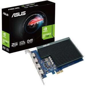 ASUS GT730-4H-SL-2GD5 - Grafische kaart - GF GT 730 - 2 GB GDDR5 - PCIe 2.0 - 4 x HDMI - zonder ventilator ASUS GT730-4H-SL-2GD5 - Grafische kaart - GF GT 730 - 2 GB GDDR5 - PCIe 2.0 - 4 x HDMI - zonder ventilator