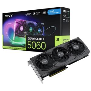PNY Grafische kaart nVidia GeForce RTX 5060 8G ARGB OC PNY Grafische kaart nVidia GeForce RTX 5060 8G ARGB OC