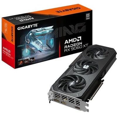 Gigabyte Grafische kaart AMD Radeon RX 9060 XT GAMING OC 8G Gigabyte Grafische kaart AMD Radeon RX 9060 XT GAMING OC 8G