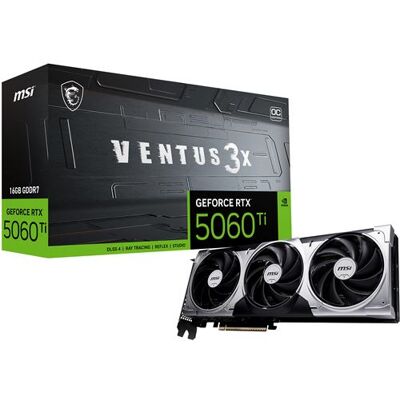 GeForce MSI RTX 5060Ti Ventus 3X OC 16GB GeForce MSI RTX 5060Ti Ventus 3X OC 16GB