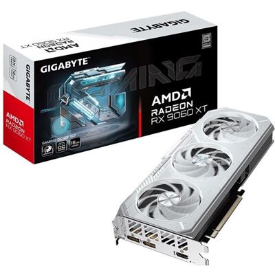 Gigabyte Grafische Kaart Amd Radeon Rx 9060 Xt 16g Gaming Oc Ice Wit Gigabyte Grafische Kaart Amd Radeon Rx 9060 Xt 16g Gaming Oc Ice Wit