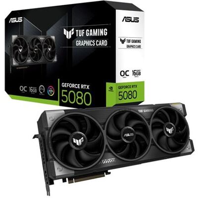Asus Grafische kaartTUF GAMING nVidia GeForce RTX 5080 16G OC Asus Grafische kaartTUF GAMING nVidia GeForce RTX 5080 16G OC