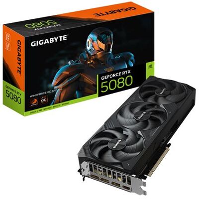 Gigabyte Grafische Kaart Nvidia Geforce Rtx 5080 Windforce Oc Sff 16g Gigabyte Grafische Kaart Nvidia Geforce Rtx 5080 Windforce Oc Sff 16g