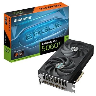 Gigabyte Grafische kaart nVidia GeForce RTX 5060 Ti EAGLE OC 16 GB Gigabyte Grafische kaart nVidia GeForce RTX 5060 Ti EAGLE OC 16 GB