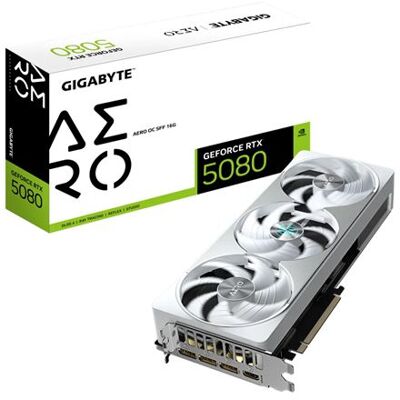 Gigabyte Grafische Kaart Nvidia Geforce Rtx 5080 Aero Oc Sff 16g Gigabyte Grafische Kaart Nvidia Geforce Rtx 5080 Aero Oc Sff 16g