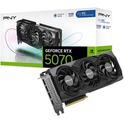 PNY Grafische kaart nVidia GeForce RTX 5070 12G OC PNY Grafische kaart nVidia GeForce RTX 5070 12G OC